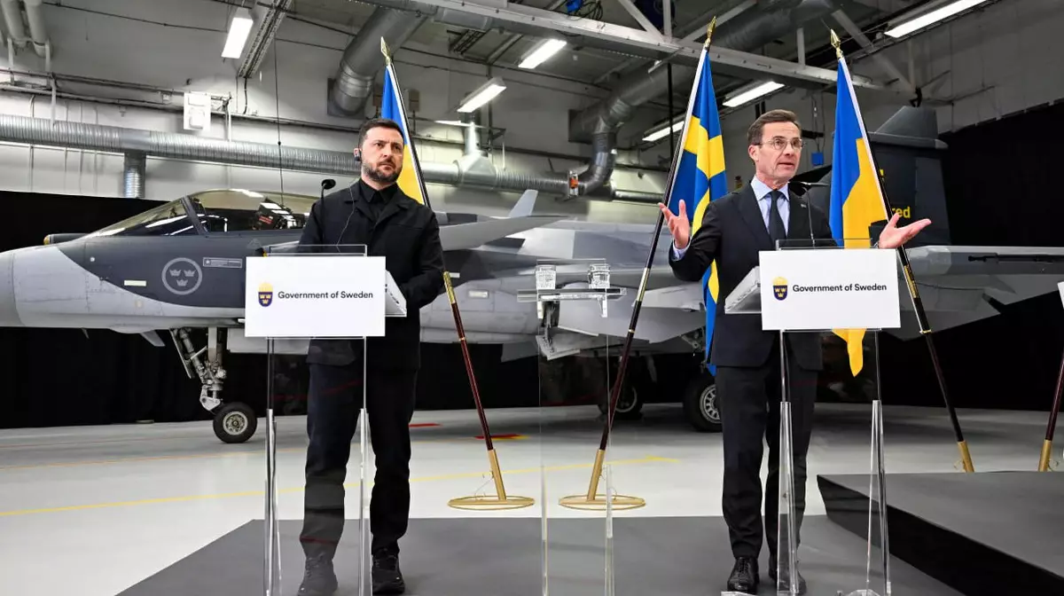 Saab построит в Украине завод по сборке истребителей Gripen