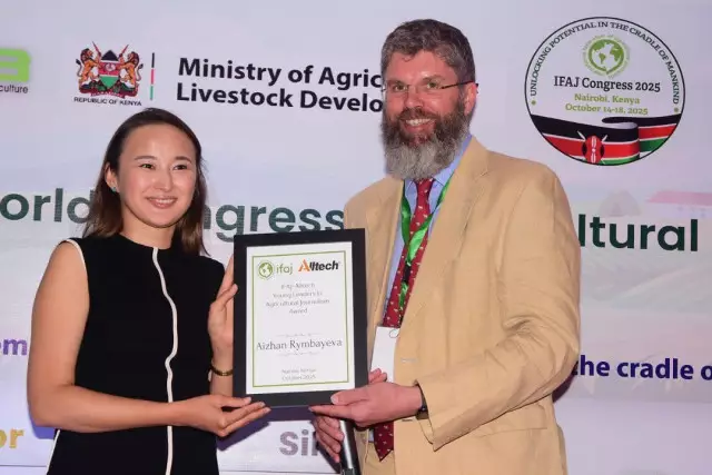 Қазақ журналисі әлемнің үздік агрожурналистері қатарына енді