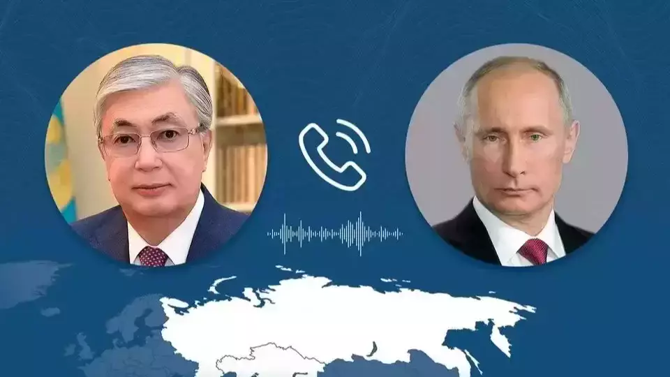 Тоқаев пен Путин тағы да телефонмен сөйлесті