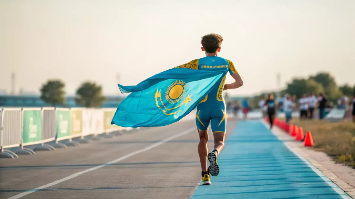 Казахстанский триатлет завоевал серебро на Юношеских Азиатских играх