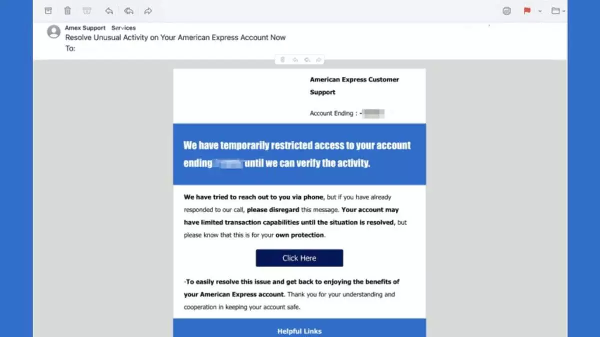 Остерегайтесь мошеннических схем с блокировкой фиктивных кредитных карт.