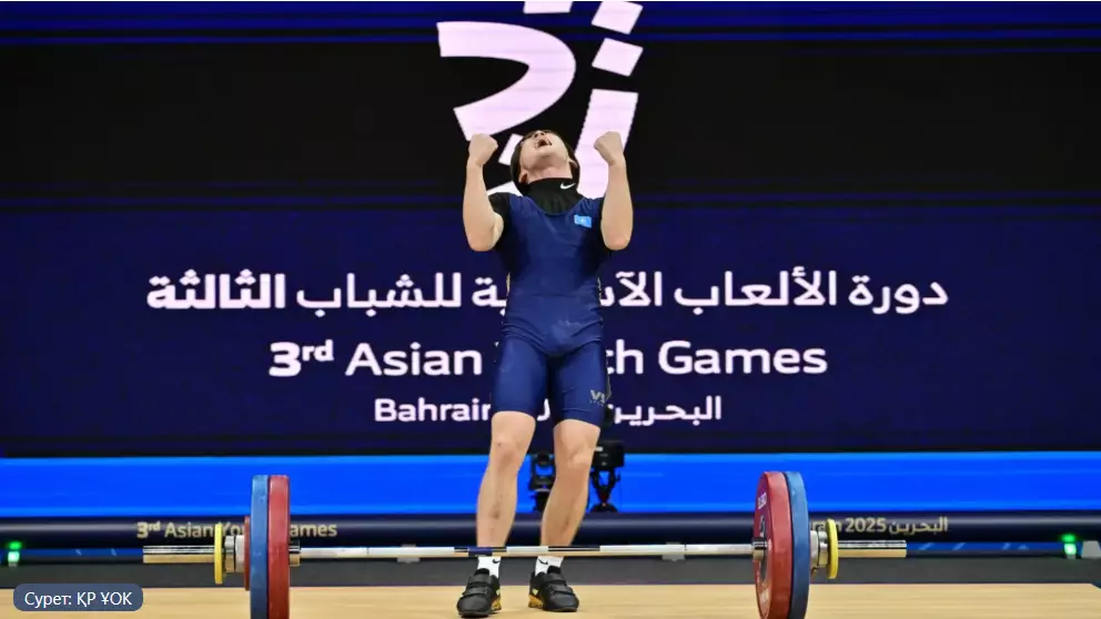 Ауыр атлет Бейбарыс Ерсейіт жасөспірімдер арасындағы Азия ойындарында қос медаль иеленді