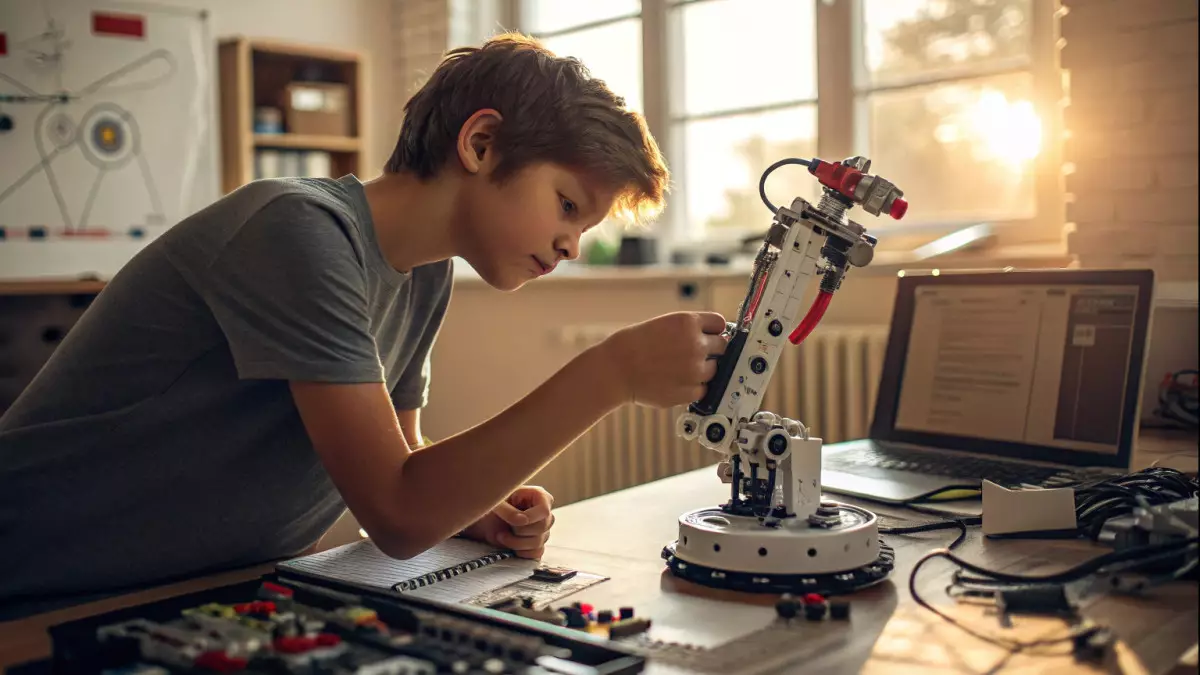 Подросток собрал роботизированную руку из Лего