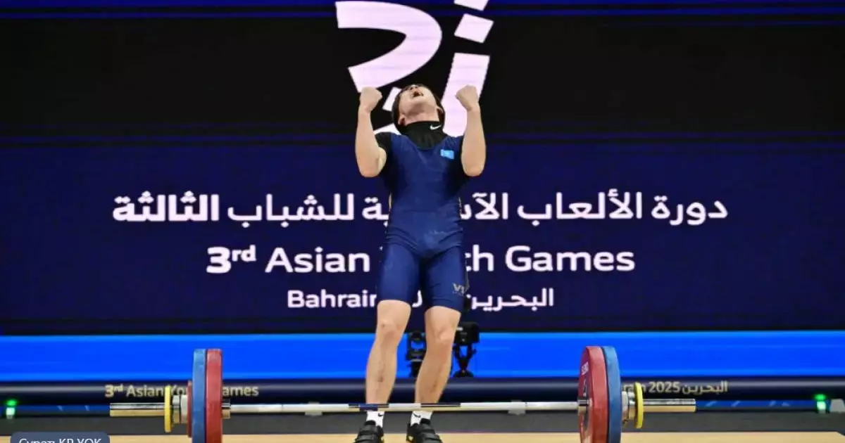  Ауыр атлет Бейбарыс Ерсейіт Азия ойындарында қос медаль иеленді 
