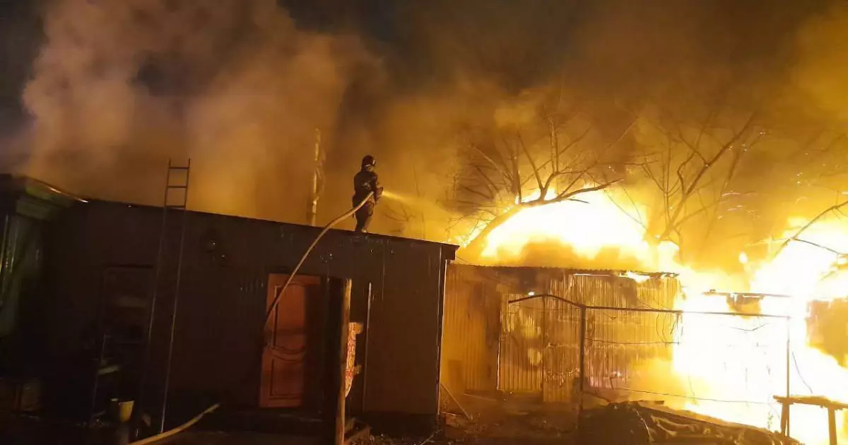  Семейде бірнеше үй өртеніп кетті 