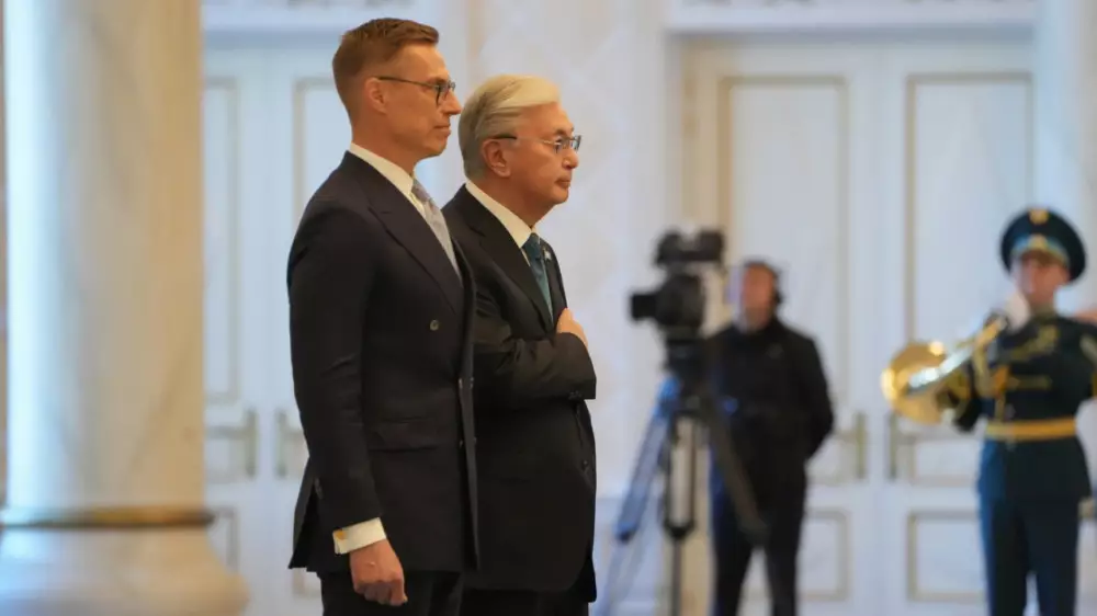 Токаев встретил в Акорде президента Финляндии