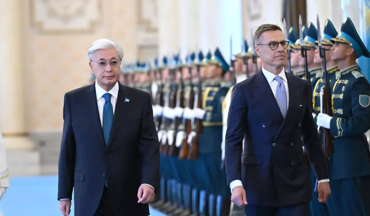 Тоқаев Ақордада Финляндия президентін салтанатпен қарсы алды