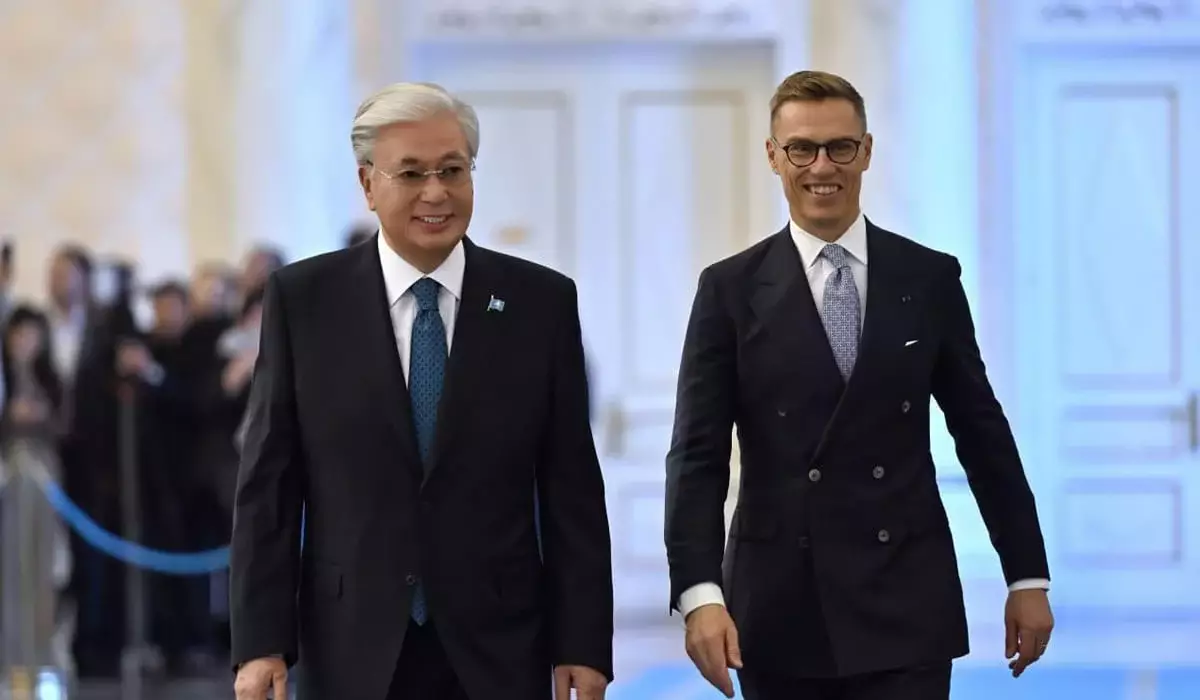 В Акорде прошла церемония встречи президента Финляндии (ФОТО)