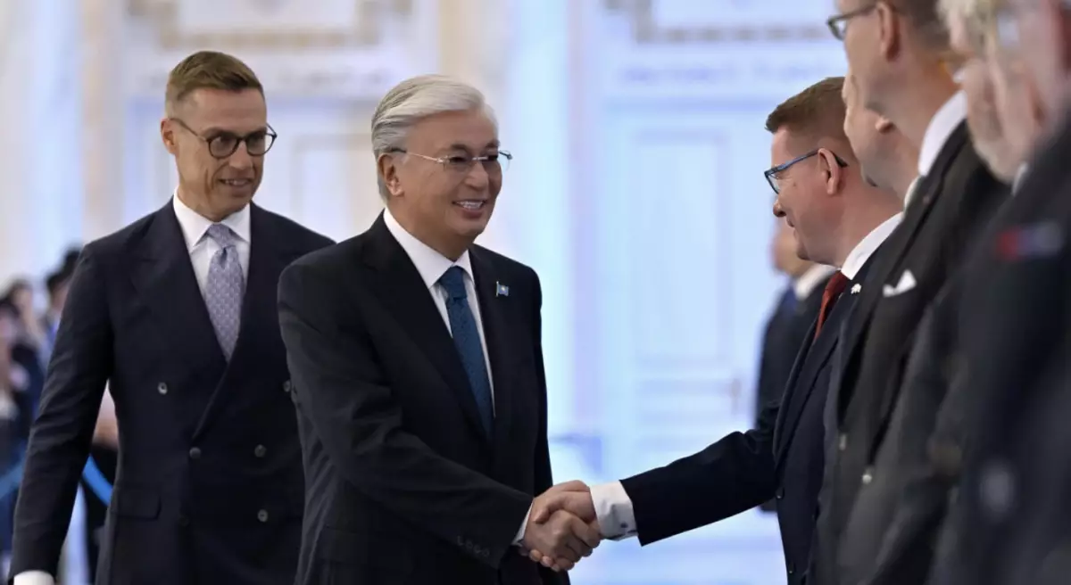 Тоқаев Ақордада Финляндия Президентін қарсы алды
