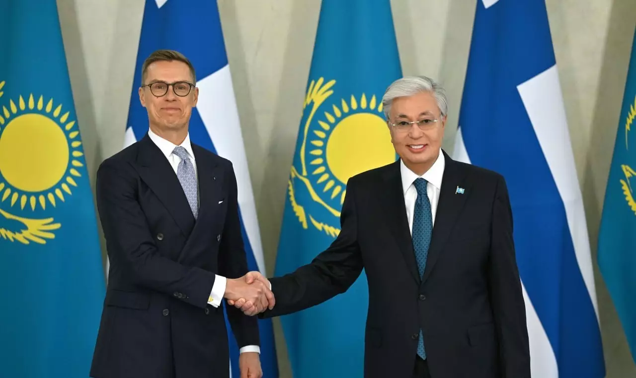 Токаев провел переговоры с президентом Финляндии