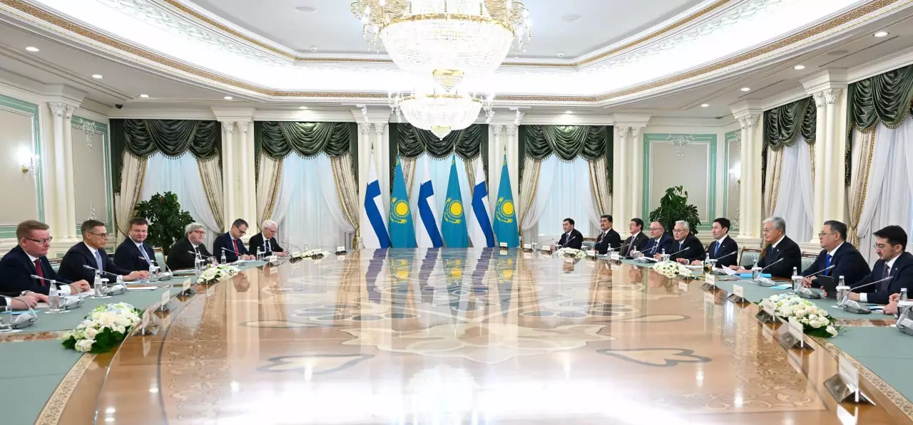 Президент: Финляндия Қазақстанның Еуропа Одағындағы басты сауда серіктесі