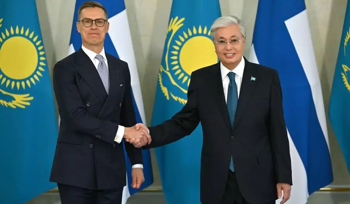 Президенты Казахстана и Финляндии приняли Совместное заявление