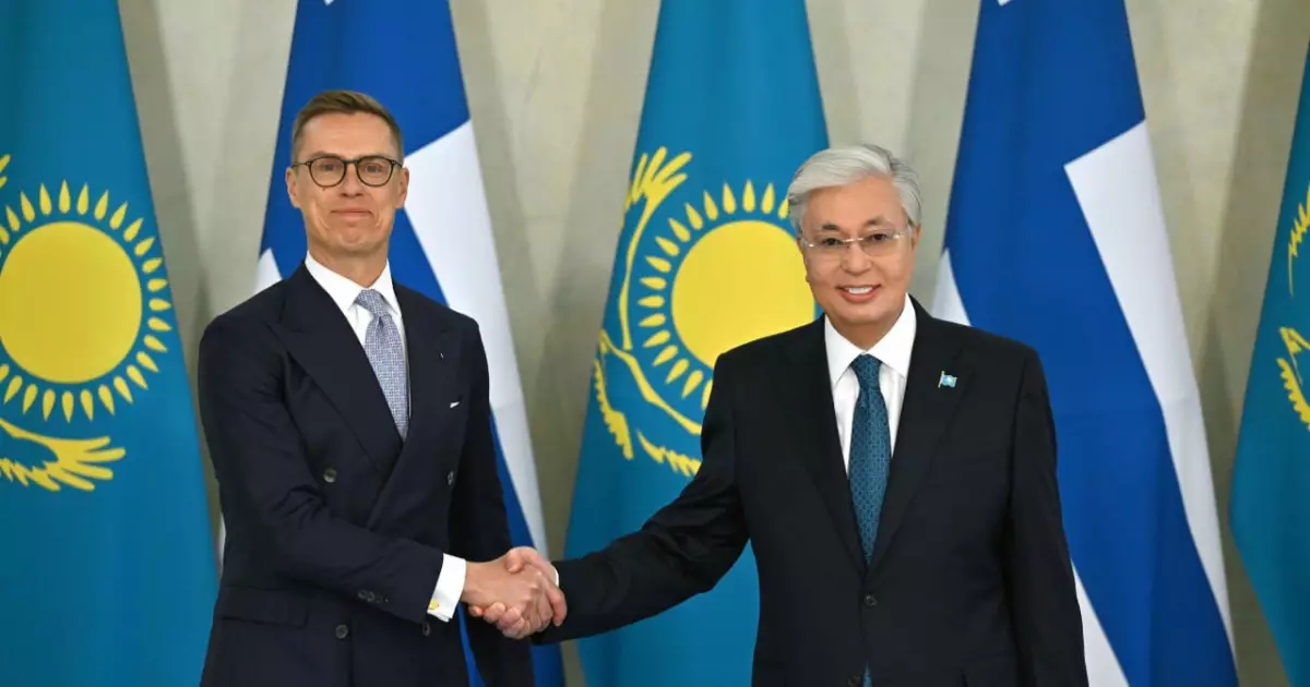   Қасым-Жомарт Тоқаев пен Александр Стубб бірлескен мәлімдеме қабылдады   