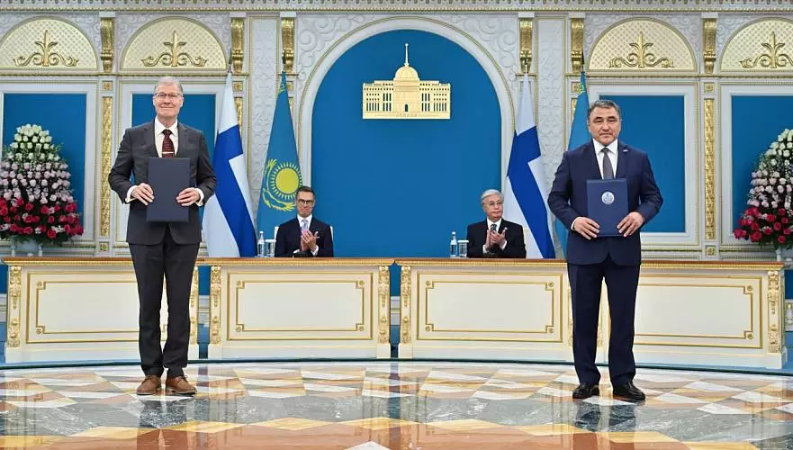 Казахстан и Финляндия подписали меморандум о сотрудничестве в сфере атомной энергии