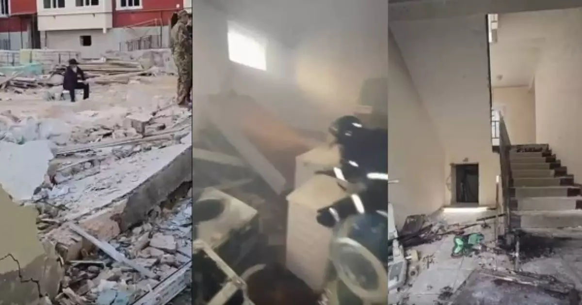  Ақтауда жарылыс болып,  бес адам зардап шекті 