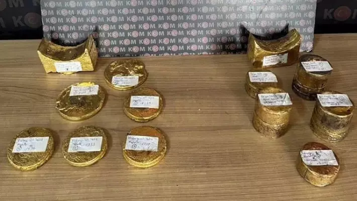 В Турции задержали граждан Узбекистана при попытке ввоза 61 кг золота