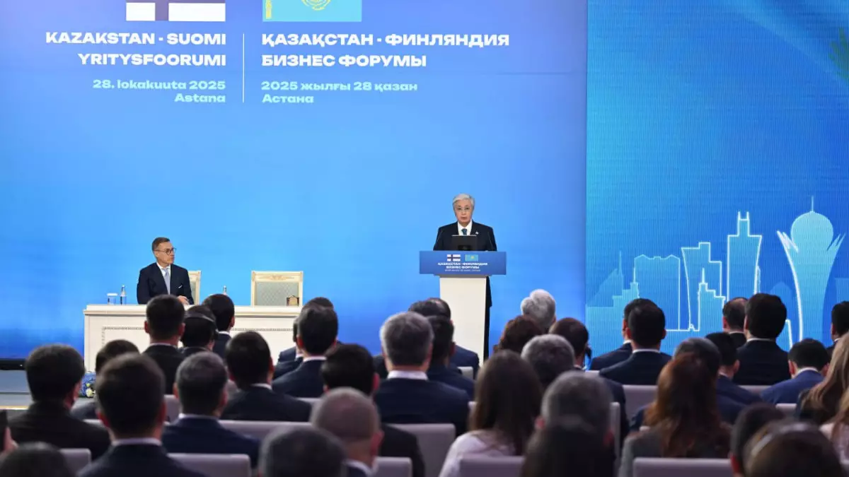 Тоқаев: Қазақстанда финляндиялық 50-ге жуық компания жұмыс істейді