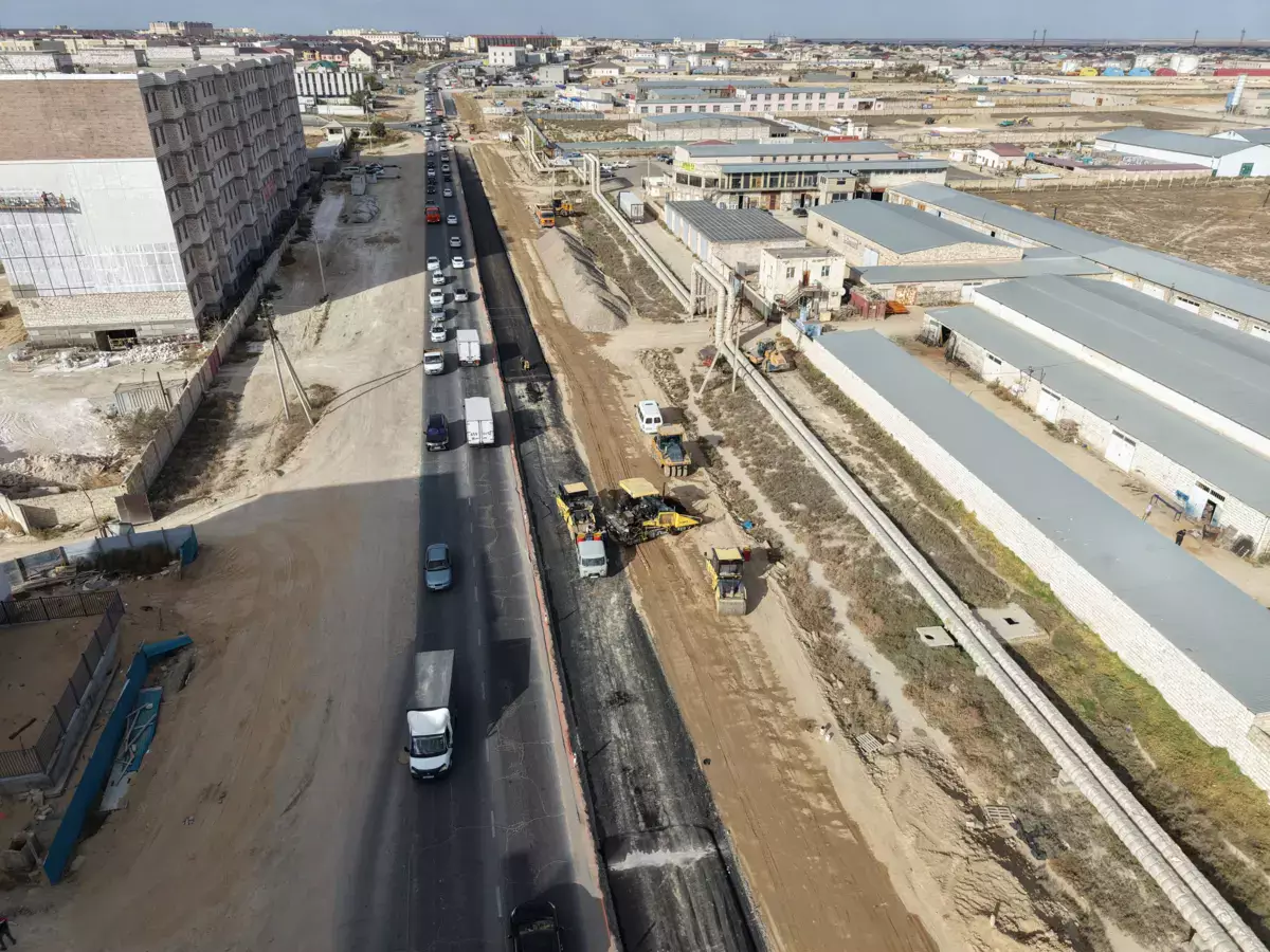 В Актау обновляют дорожную инфраструктуру - новости на Lada.kz 28.10.2025