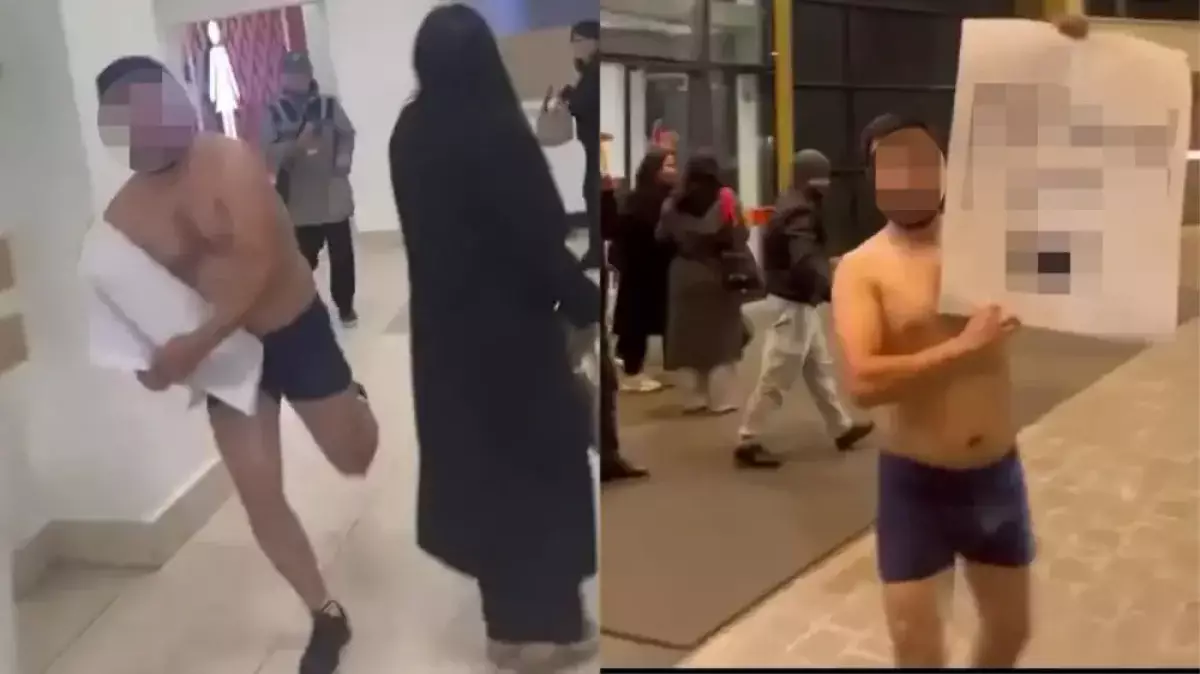 Казахстанца арестовали за пробежку в трусах по ТРЦ в Астане