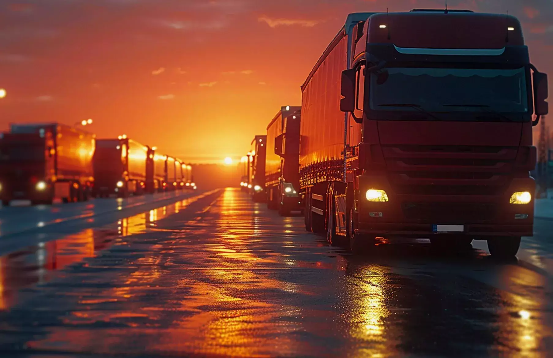 Более 10 тысяч фур простаивают на границе с Казахстаном из-за транспортного коллапса.