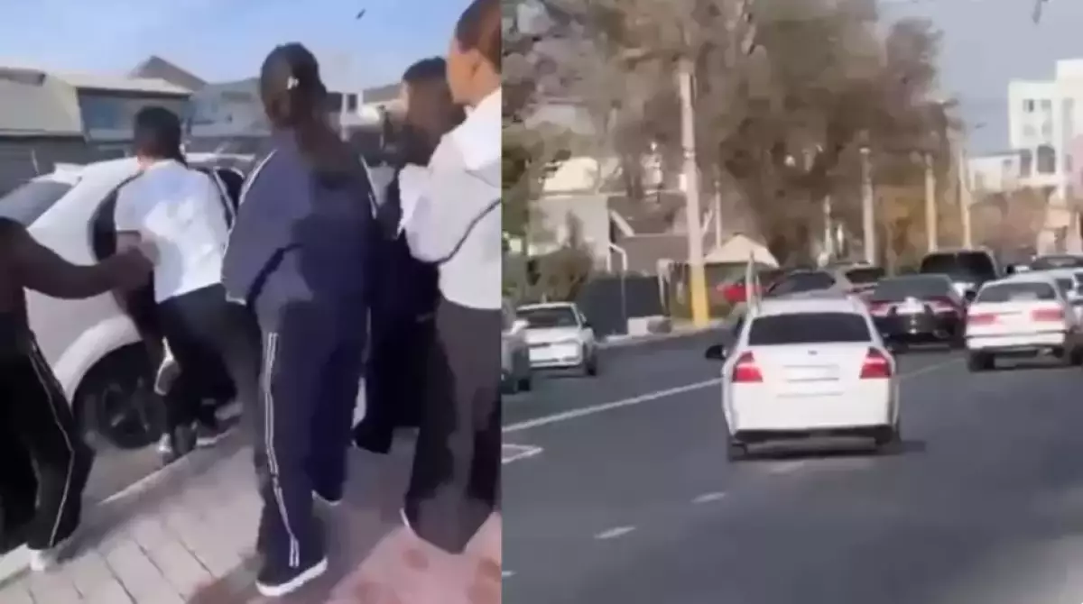 Таразда көшеде қыз алып қашқандар қамауға алынды