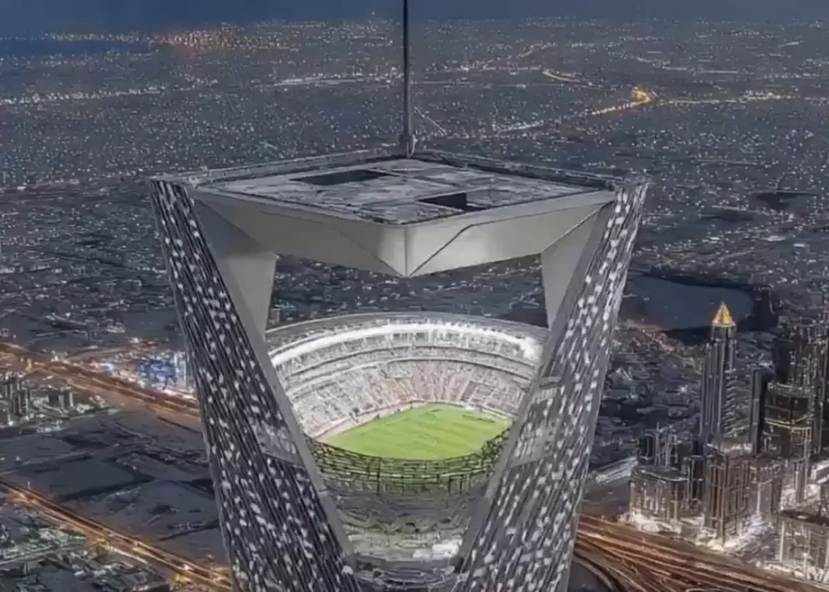 Сауд Арабиясында 350 метр биіктіктегі “аспан стадионы” салынуы мүмкін