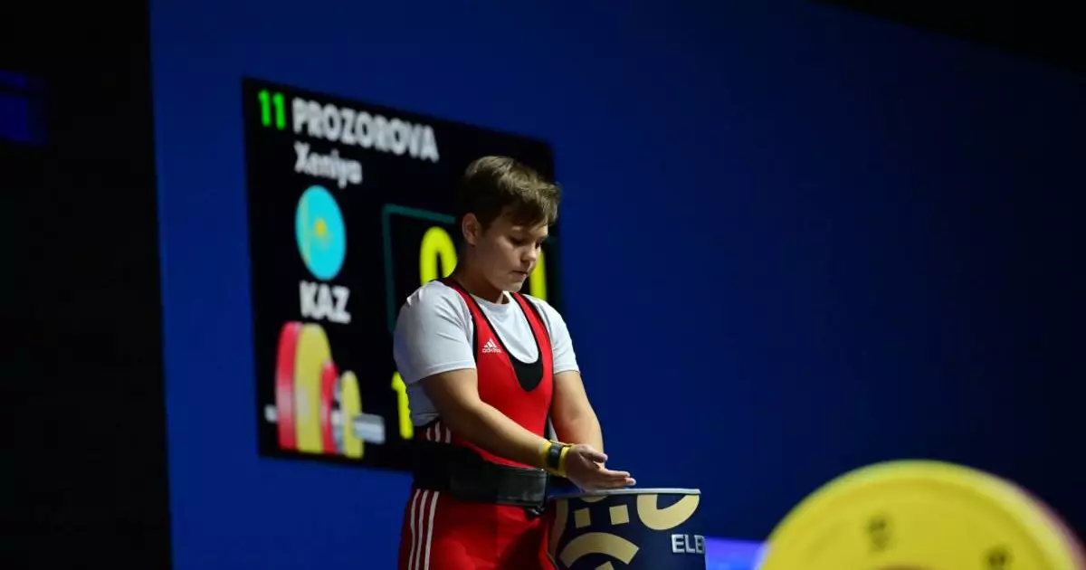  Ауыр атлет Ксения Прозорова Азия ойындарында екінші медалін жеңіп алды 