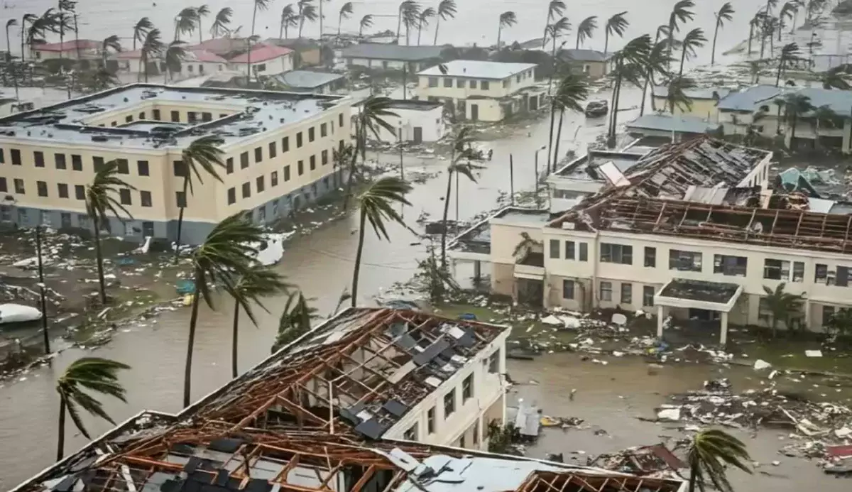 На Ямайку обрушился крупнейший в ее истории ураган «Мелисса»