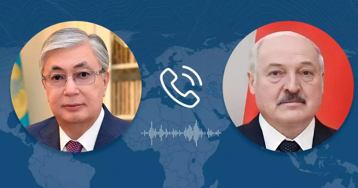  Қасым-Жомарт Тоқаев Беларусь президентімен телефон арқылы сөйлесті 