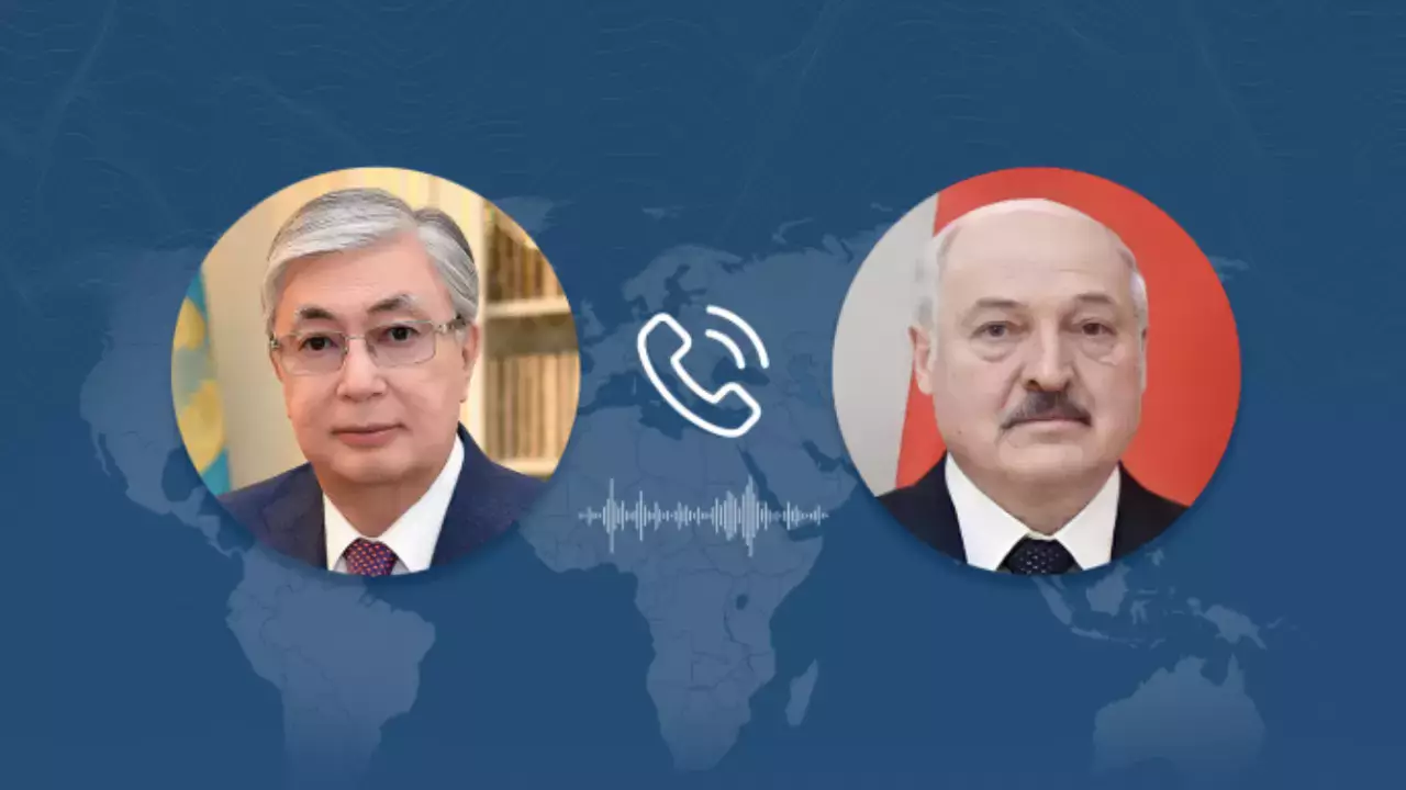 Президенты Казахстана и Беларуси провели телефонный разговор
