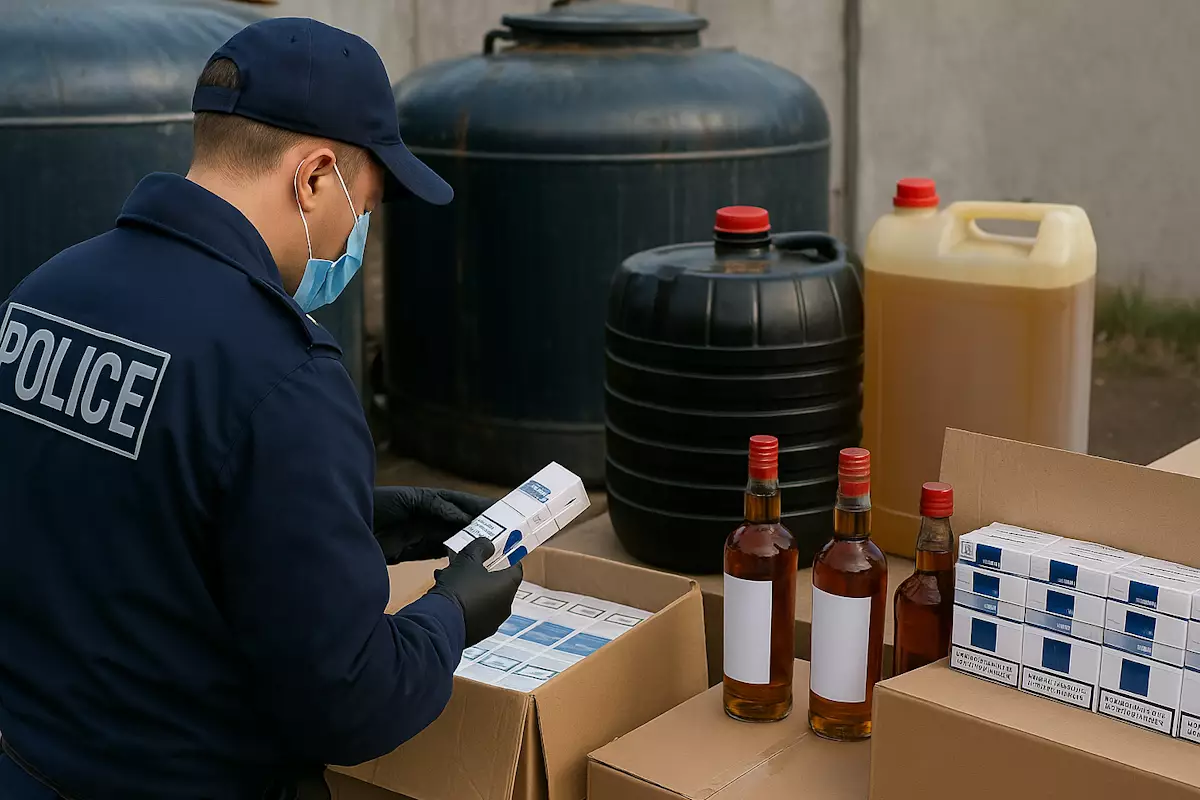 Нелегальные топливо, алкоголь и табак на миллионы тенге изъяты в Атырауской области
