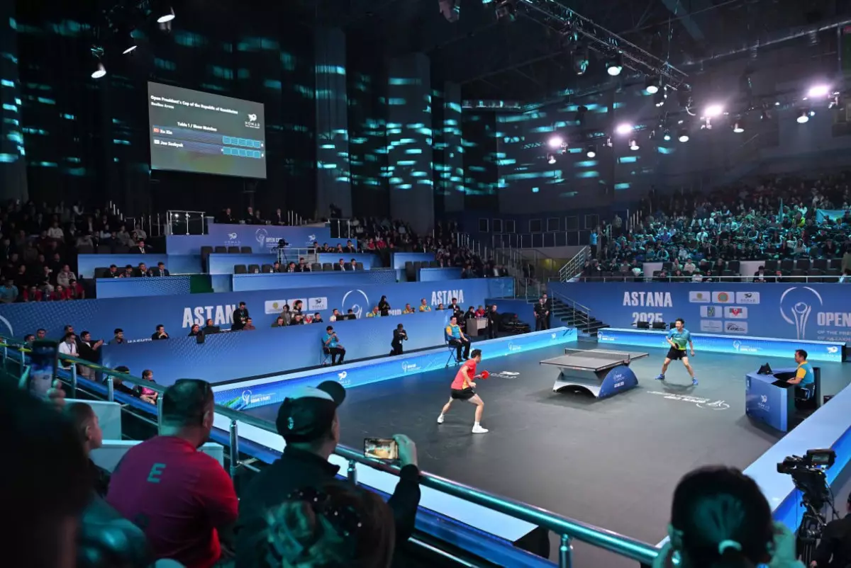 Токаев посетил Кубок Президента РК по настольному теннису