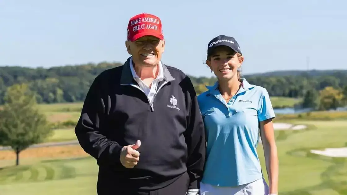 Внучка Дональда Трампа впервые выступит на профессиональном турнире по гольфу