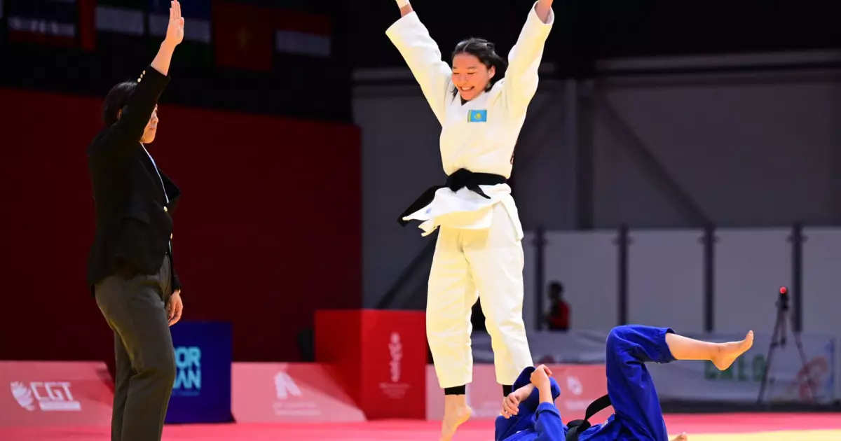   Фатима Сұпығалиева Азия ойындарында дзюдодан алтын медаль жеңіп алды   