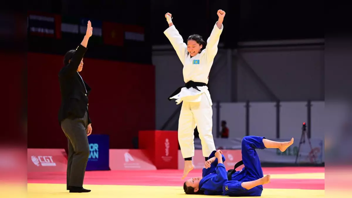 Дзюдоистка Фатима Супыгалиева выиграла золото на Юношеских Азиатских играх