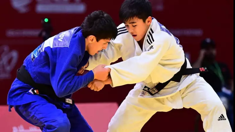 Жасөспірімдер Азиадасы: Нурбекен Әділжан дзюдодан чемпион атанды