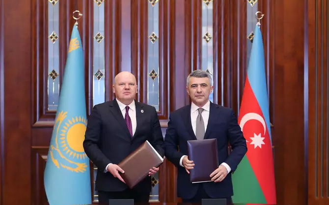 Азербайджан и Казахстан подписали меморандум о сотрудничестве в судебно-правовой сфере.