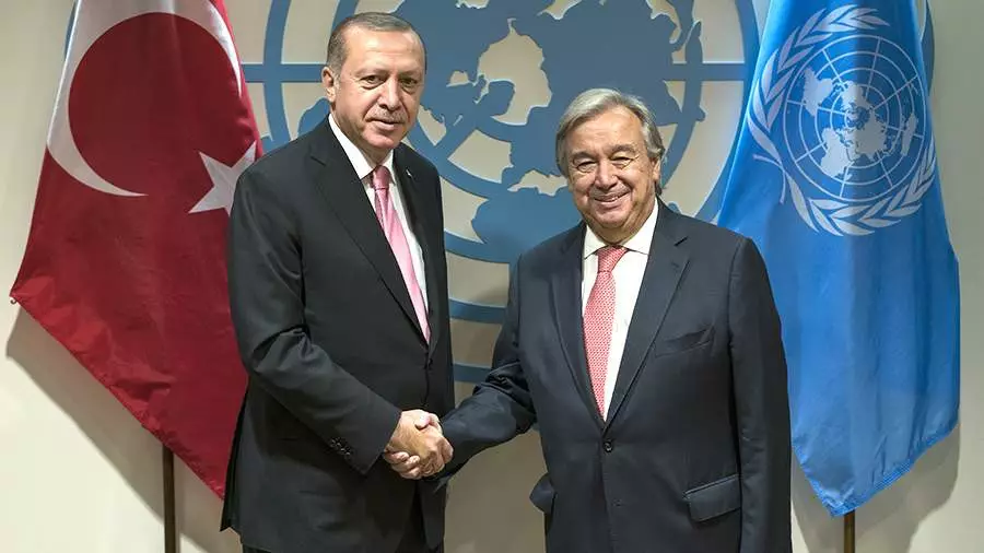 Ердоған БҰҰ Бас хатшысына бейбітшілік сыйлығын табыстайтынын мәлімдеді