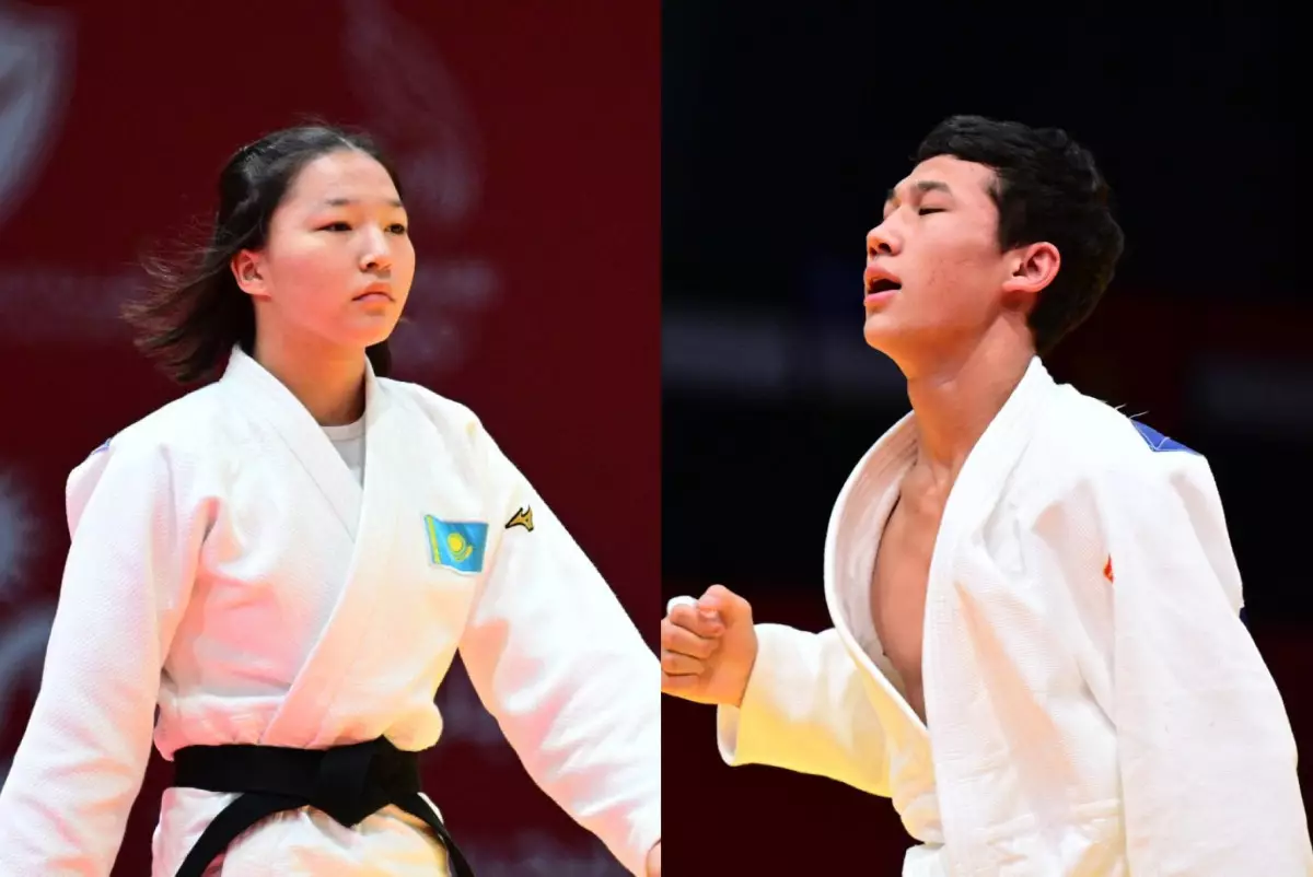 Казахстанские дзюдоисты взяли два "золота" на юношеской Азиаде в Бахрейне