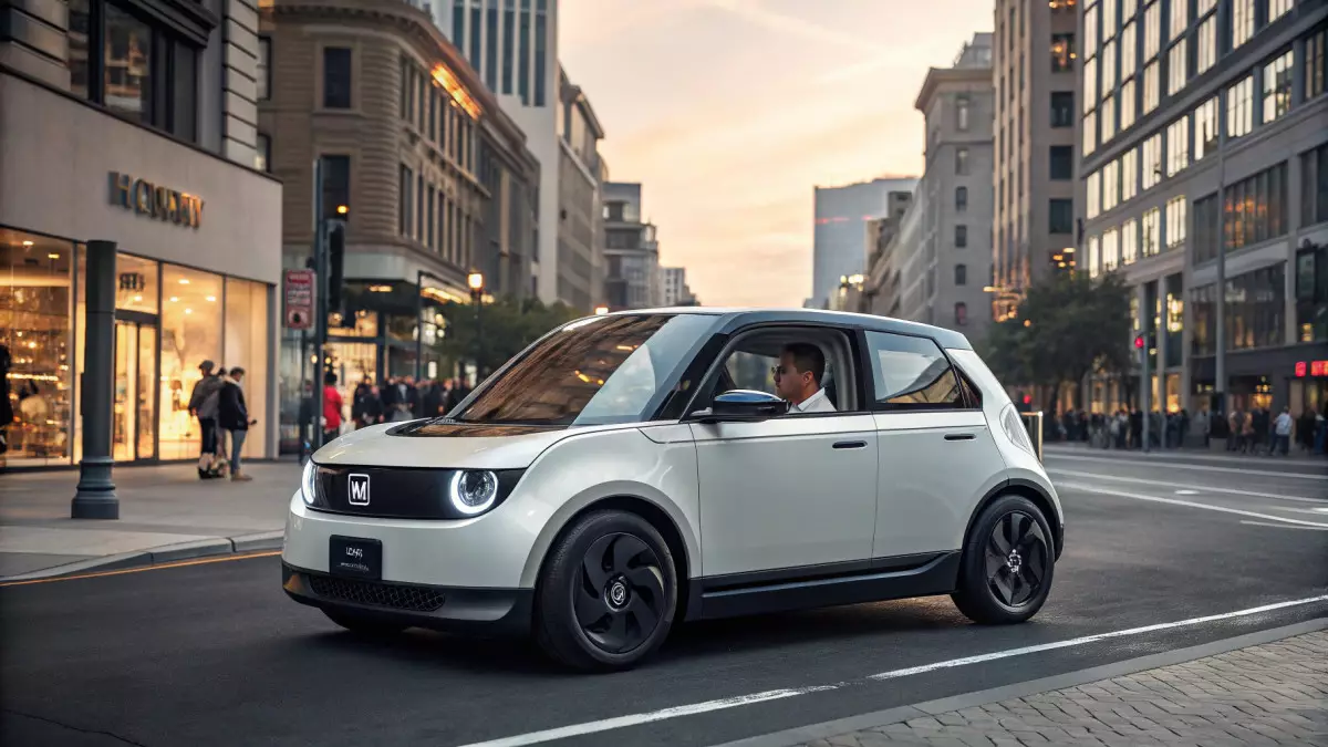 Honda показала компактный электромобиль с необычными салонными «фишками»