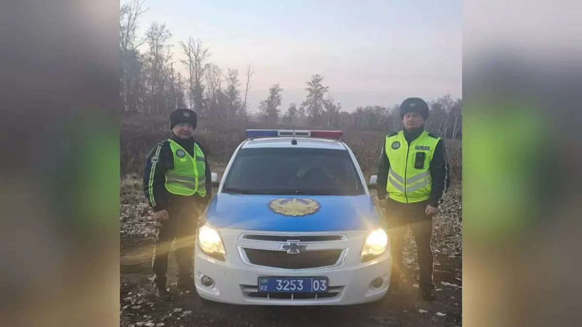 Казахстанец едва не погиб за рулем: патрульные предотвратили аварию