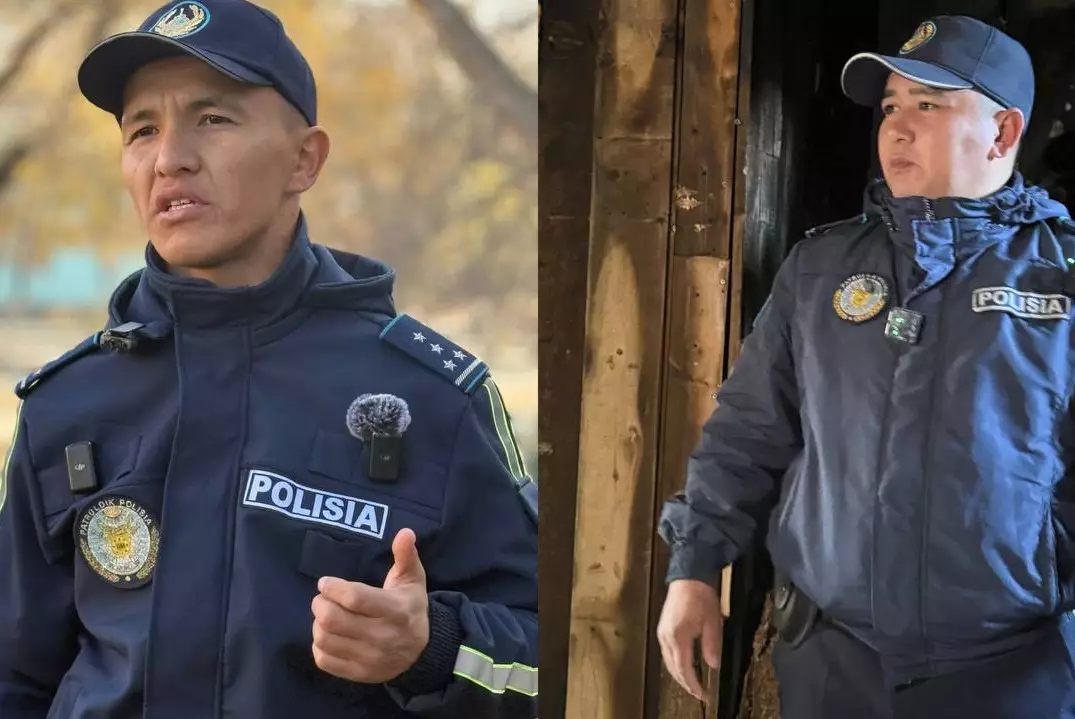 Полицейские в Улытау спасли из огня троих детей