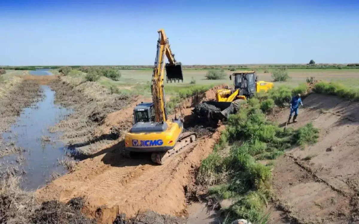 Батыс Қазақстанда жыл басынан бері 100 шақырымнан астам су арнасы тазартылған