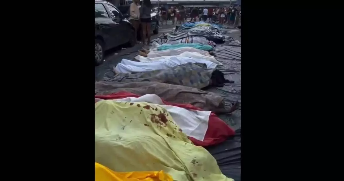  Рио көшелері қанға боялды: полиция жүздеген адамды атып тастады 