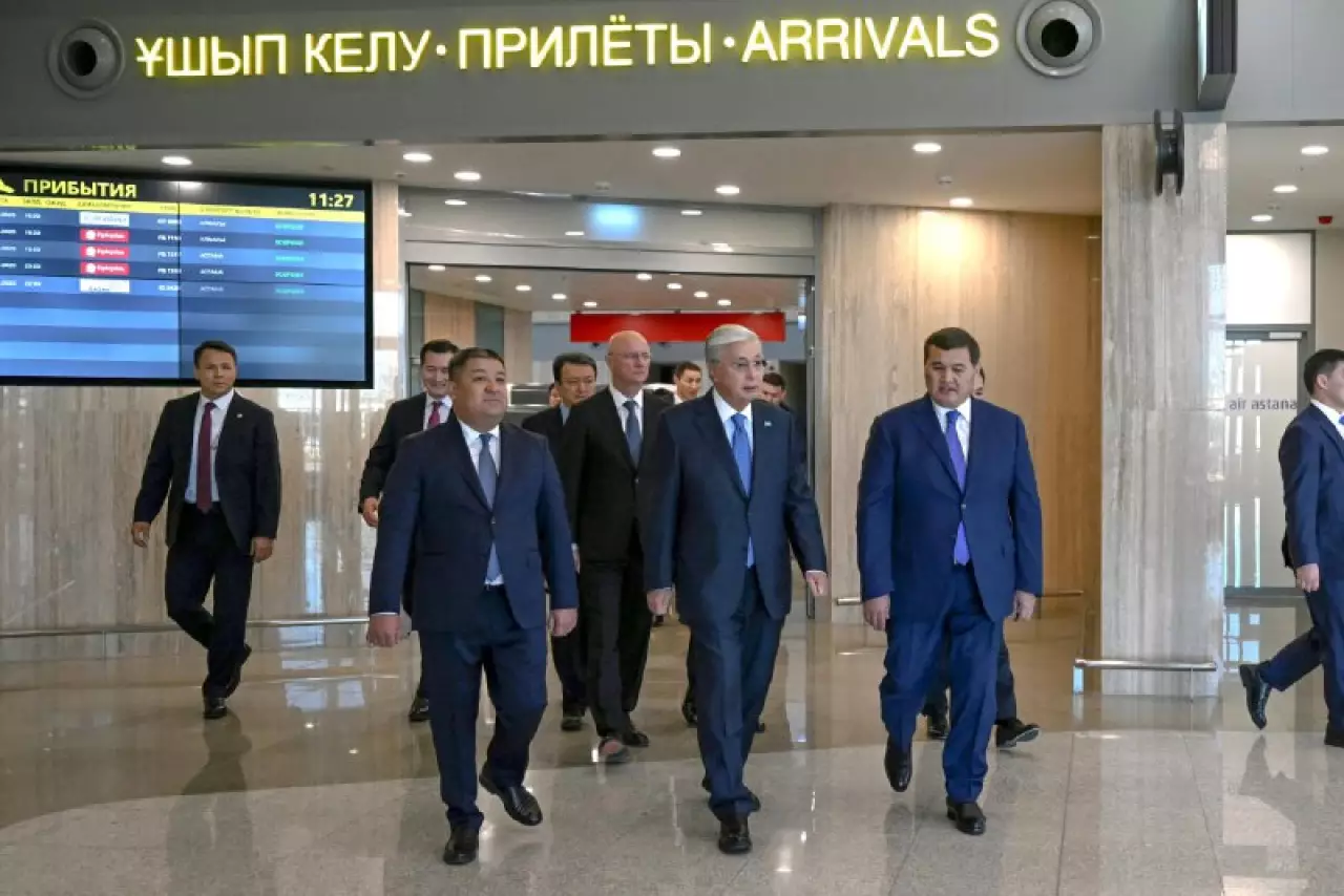 Қ. Тоқаев «Қорқыт ата» халықаралық әуежайының жаңа терминалымен танысты