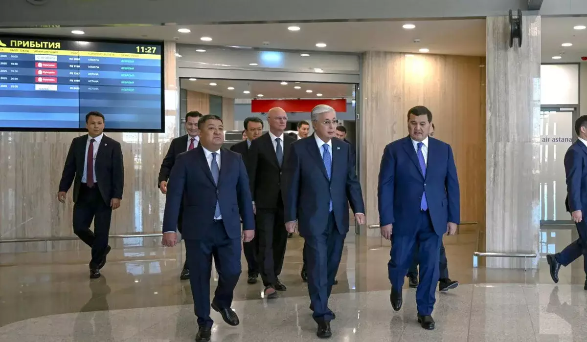 Тоқаев Қызылордадағы сапарын «Қорқыт ата» әуежайын аралаудан бастады