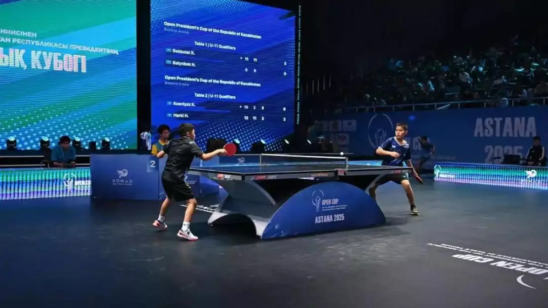 14 елден 250 спортшы: Астанада үстел теннисінен Президент кубогы аяқталды