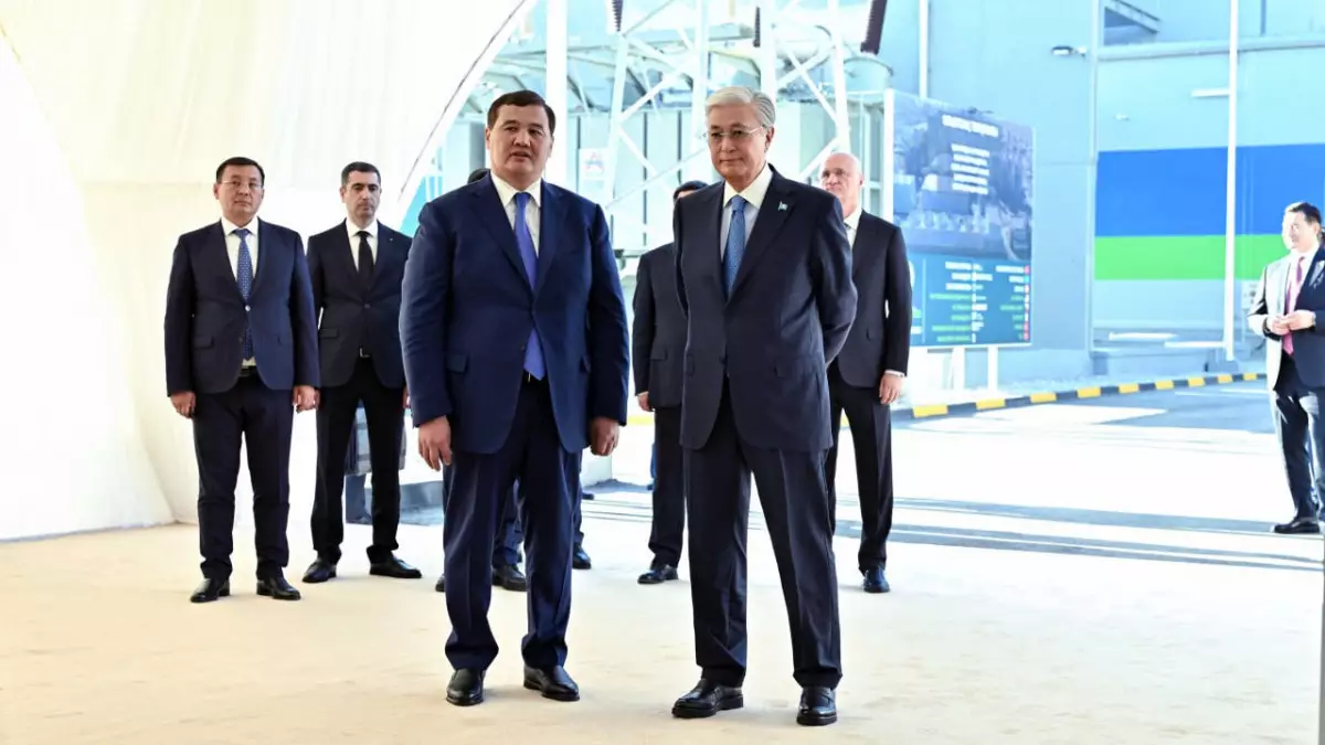 Президент Қызлордадағы жаңа жылу электр орталығына барды