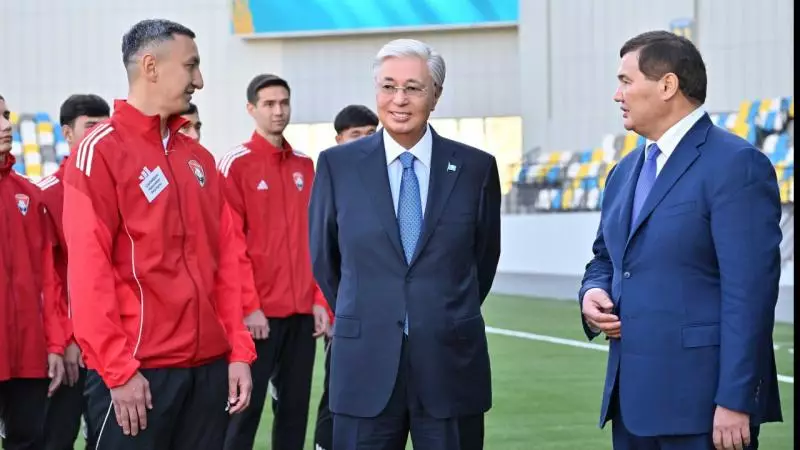 Мемлекет басшысы Қызылорда қаласындағы орталық стадионға барды