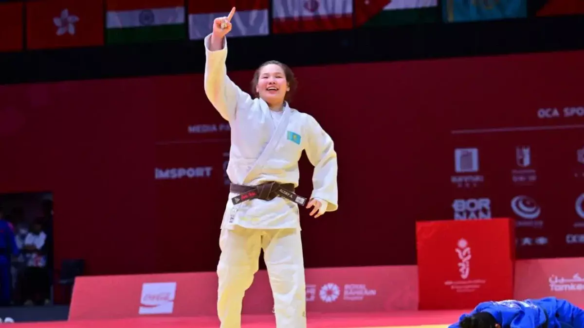 Дзюдошы Айша Алтай Азия чемпионатында алтын медальға ие болды